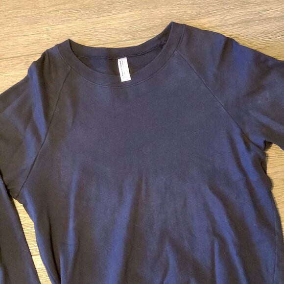 American Apparel Y2K Navy Crew Neck Sweater (deadstock) size XS - Picture 3 of 5